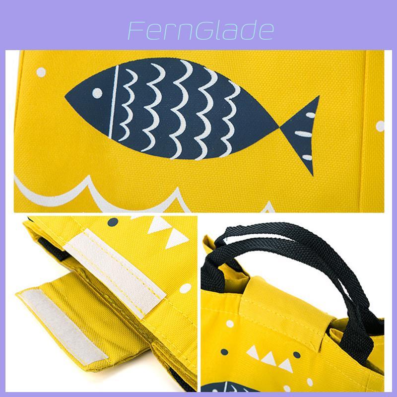 Artone Fish Oxford Wiederverwendbare Lunchtasche mit Wärmeisolierung und Premium-Material