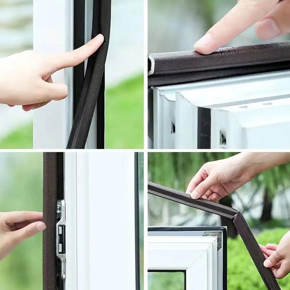6/10M Acustic Foam Window Sealing Strip for Casement Window Seal Soundproof Foam S Weather Stripping Door Seal Gap Filler Tape