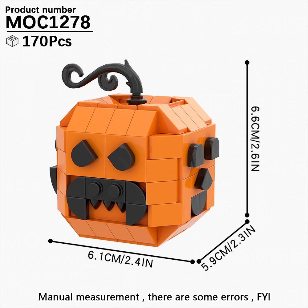 Skräckfilmsfigur Modell Byggklossar Set Halloweenfestival Serie Spöknatt Brickheadz Leksaker för Barn Vuxna Jul