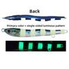 Glow In Dark 3D Print Jig Lure Speed Falling Treble Hook Glow Jig 40g Weight 60g Weight Metal Bait Anglers Use