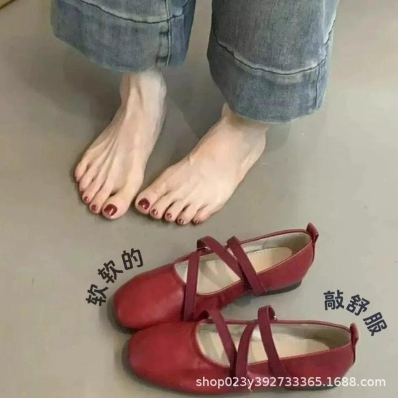 Soft-soled single shoes for women! Must wear egg roll shoes, super soft and soft, easy to wear, simple four-season grandma shoes for women
