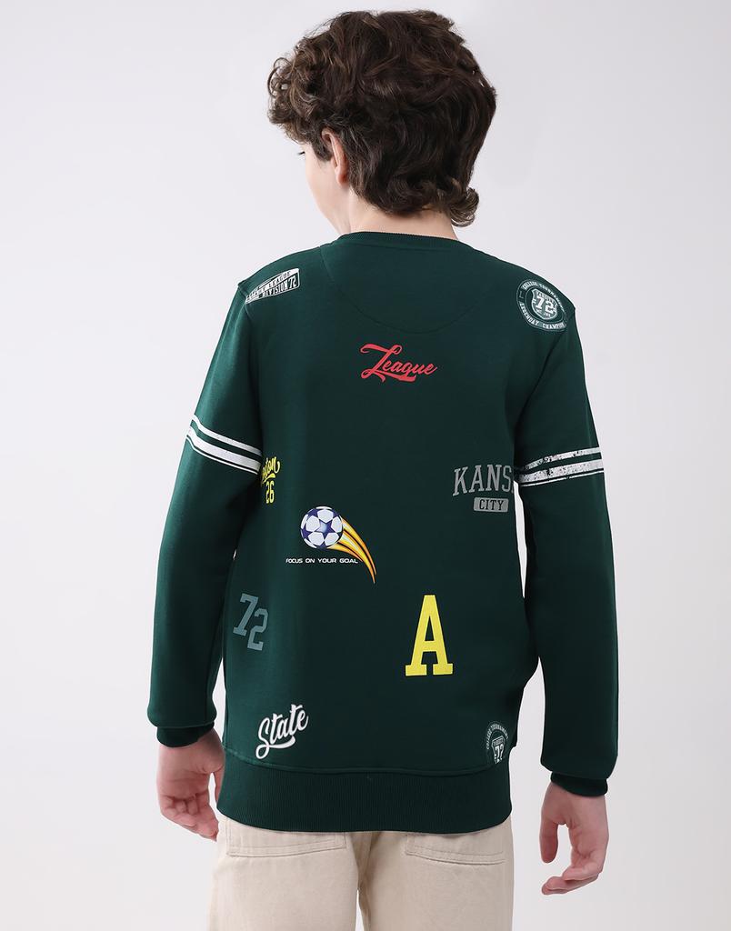 Monte Carlo Boys Round Neck Full Sleeve Sweatshirt
