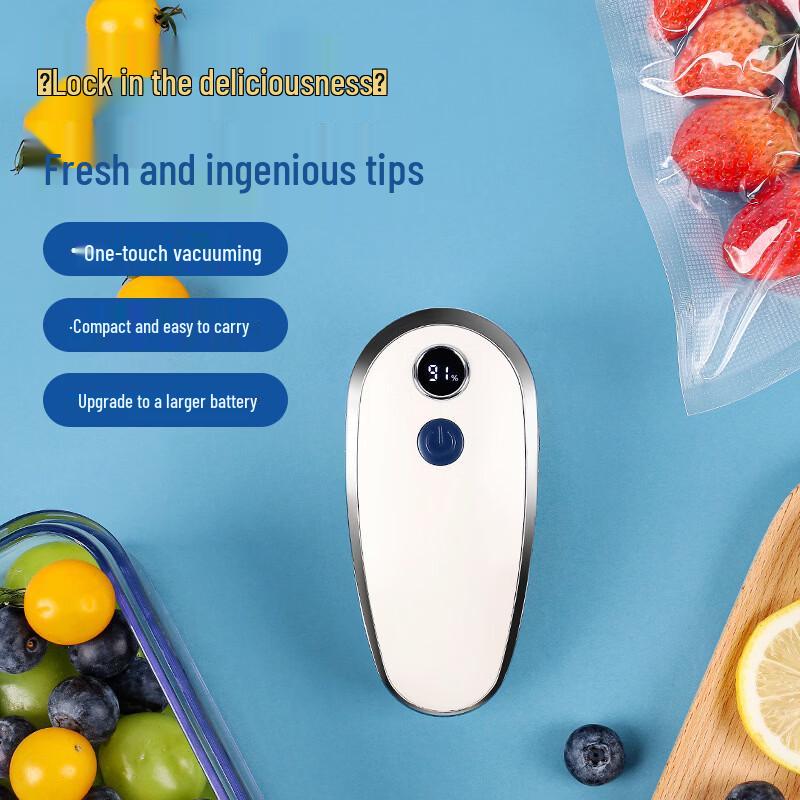 LISM Mini Handheld Food Vacuum Sealer Kit