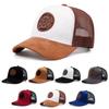 Atmungsaktive Mesh-Baseballkappe für Herren, Runde Sommer-Trucker-Kappe, Trendige Baseballkappe für Damen