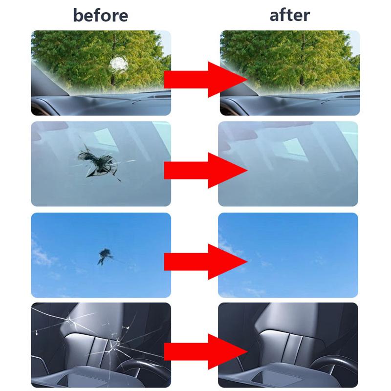 1 Set Car Windscreen Repair Tool Glass Repair Liquid Car Window Repair Tool Set