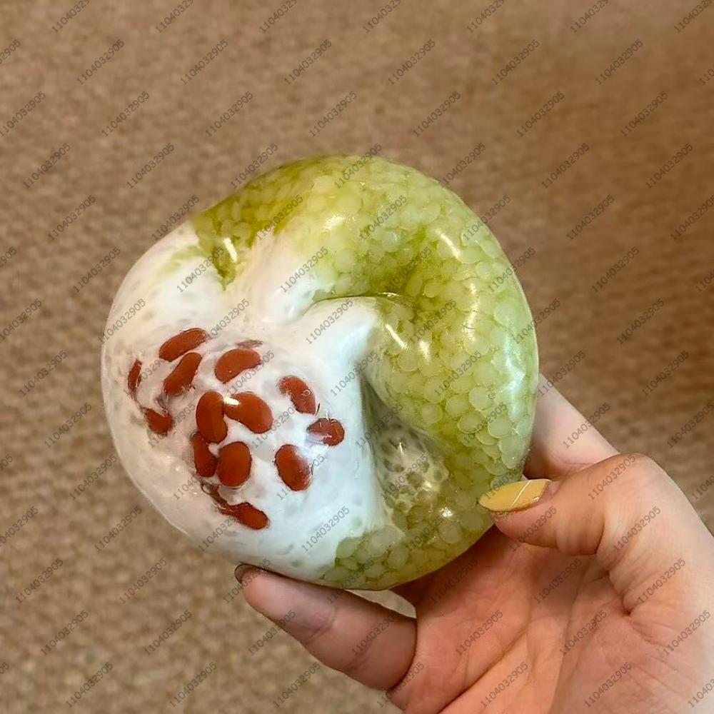 Bai Fen Bai Toys Chewy Soft Stress Ball Food Sticky Rice Squeeze Ball Squishy Toys Playsets Asmr Sensory Anti Stress Relief Fidget Toys Playsetss For Kids Adults