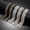 20mm 22mm Stainless Steel Watchband Metal Folding Watch Buckle Watch Band Strap Bracelet Watch Accessories with Tool