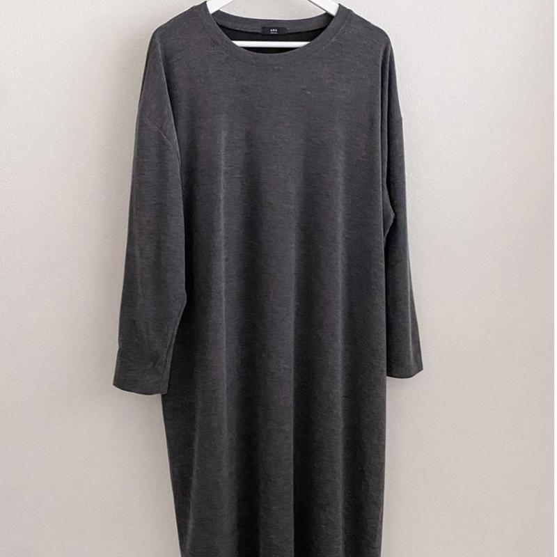 Shop   Women Round Oversize Easy Wear Long Dress Mocha Ara Wdr 3088
