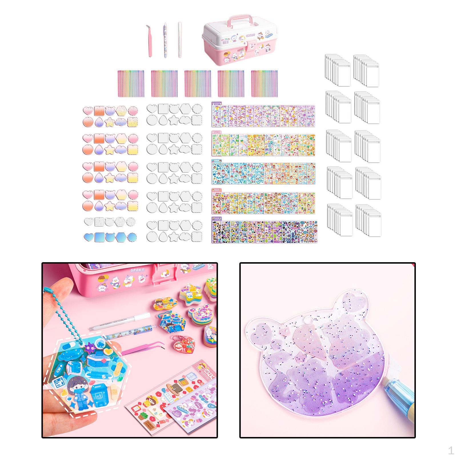 Card Sticker Collection for Creative Projects with Storage Box 100pcs