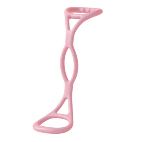 Achtform Fitness Widerstandsband mit Griff Anti-Rutsch Männer Frauen Brustexpander Elastisches Band Arm Rücken Schulter Dehnung Yoga Spannseil