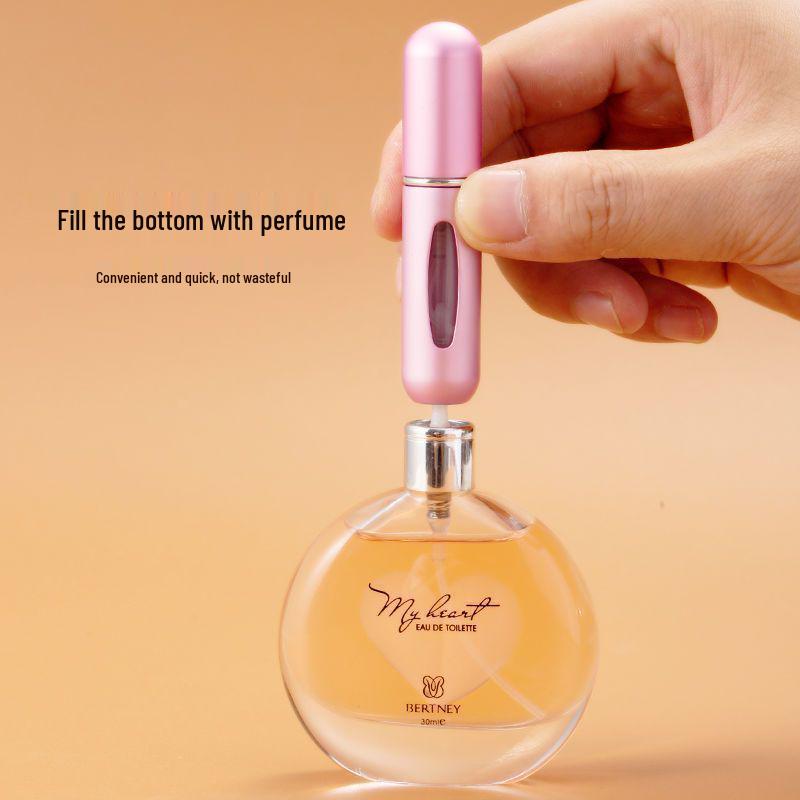 Luxury Portable Mini Spray Bottle - Refillable Perfume Dispenser 