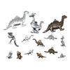 10 Stück Anhänger Dinosaurier Brontosaurus Tibetische Bronze Silberfarbe Anhänger Antiker Schmuckherstellung DIY Handgemachtes Handwerk