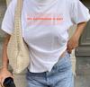 My Boyfriend Is Hot" T-Shirt - Aesthetic Thank You Plastic Bag Font | Trendy Vintage Y2K Graphic Tee | Funny Ironic Boyfriend Gift Shirt