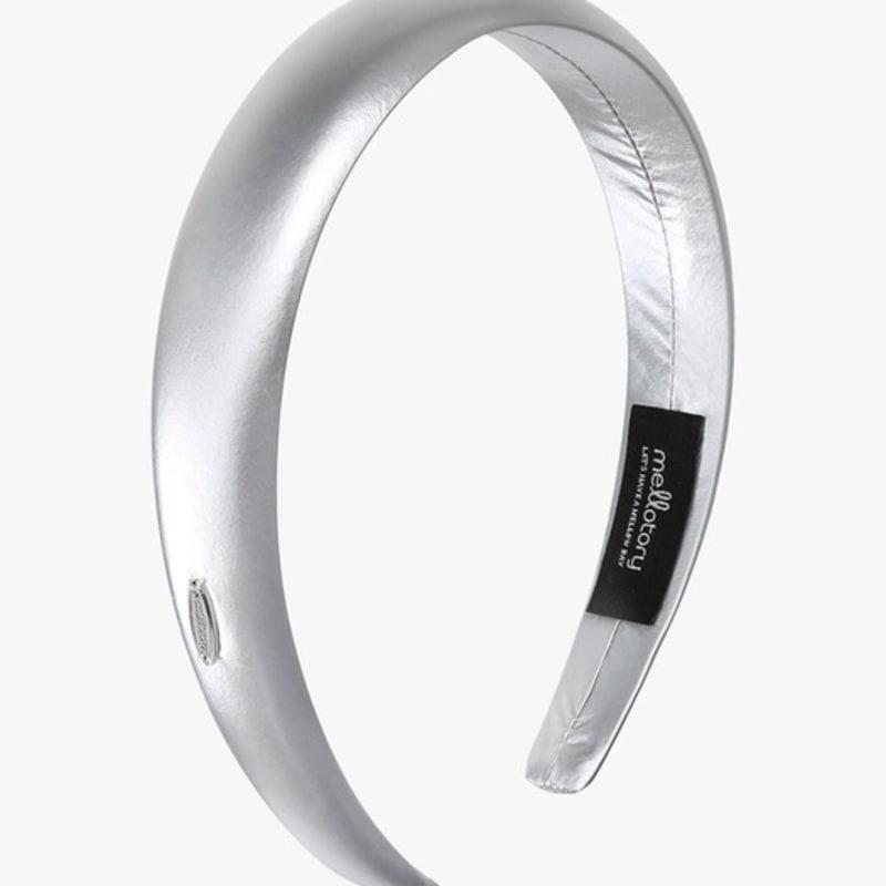 Mellotory einfacher glänzender Haarreif (Silber-)