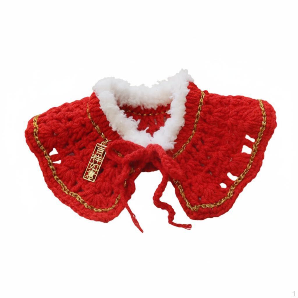Cat Costume, Knitted Pet Scarf, Year Accessory S Fortune