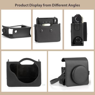 Borsa per macchina fotografica istantanea portatile Custodia per macchina fotografica Stile retrò Custodia per il trasporto in pelle PU di ricambio per