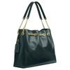 Coach Evelyn 34 Multifunctional Pocket Leather Shoulder Bag Large Women Bags Dark-Blue-Green CCZ79-IMCEH