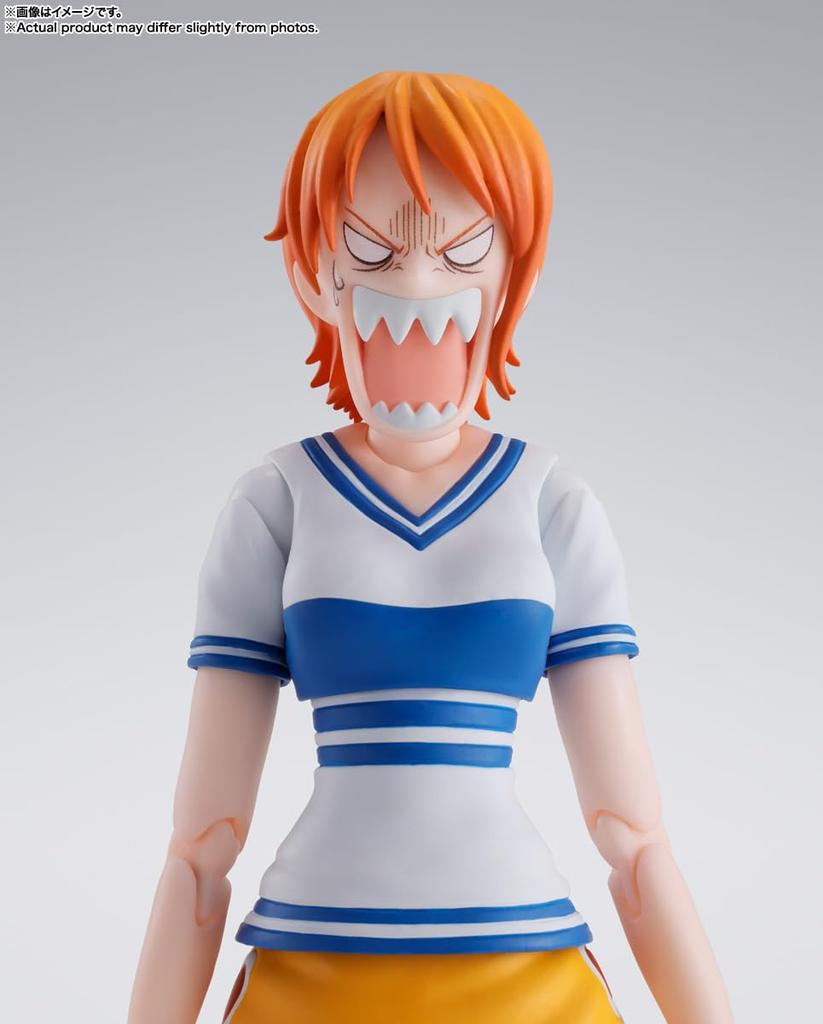TAMASHII NATIONS ONE PIECE Nami of 140mm ABS PVC Painted Movable Figure S.H.Figuarts -Dawn Adventure- Approx. &