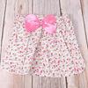 Pet Dress Pink Floral Bowknot for Walking Size Xl