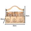 Laser-Cut Wooden Yarn Box Multifunctional Yarn Holder For Home Use