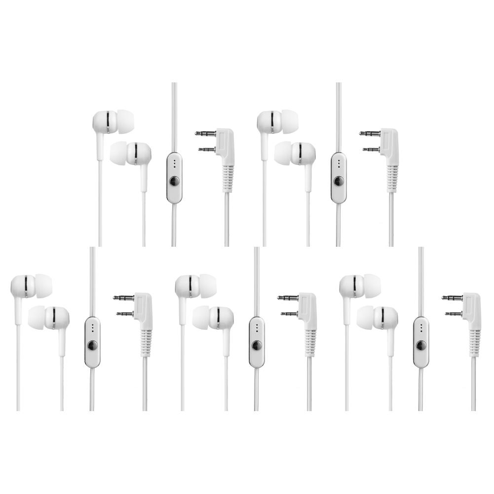 

AU 2Pin Двойной Наушник Микрофон PTT для Радио Рации для KENWOOD