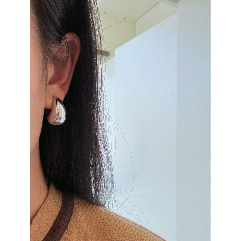 Niche Style Drop-Shaped Fashion Metal Cold Style Earrings