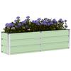 Green Plant Pot 160 X 40 X 45 Cm Steel