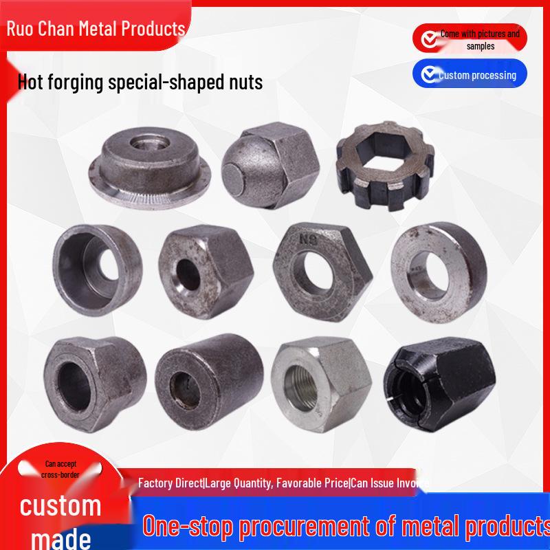 Special-Shaped Nuts & Caps: Cold Heading & Hot Forging Non-Standard Processing Cold Heading Special-Shaped Nut