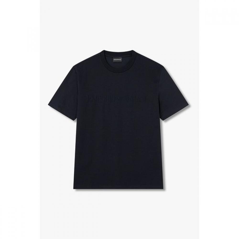 Emporio Armani Men S CenTer Logo Jacquard T ShirT A516126009 S