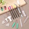 14Pcs Sewing Machine Cleaning Kit Complete Sewing Machine Repair Tools with Double Headed Brush Tweezers   Screwdriver Seam Rip