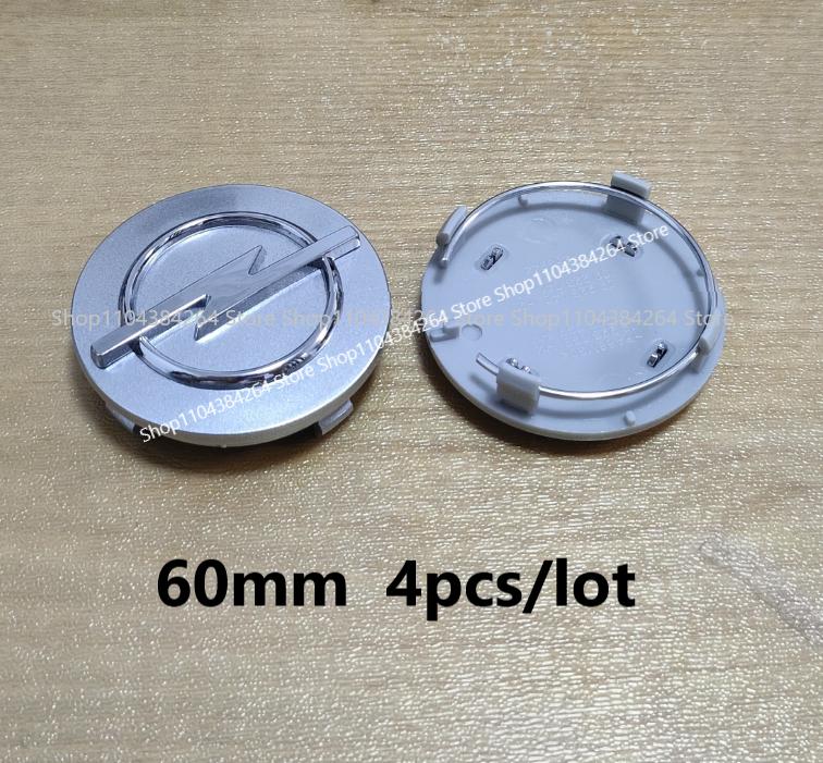 Czxkqr1 4pcs 64/60/58/54mm Car Wheel Center Hub Caps for Opel Corsa C D E F A B Gsi Turbo Cors OPC Line Hubcap Accessories