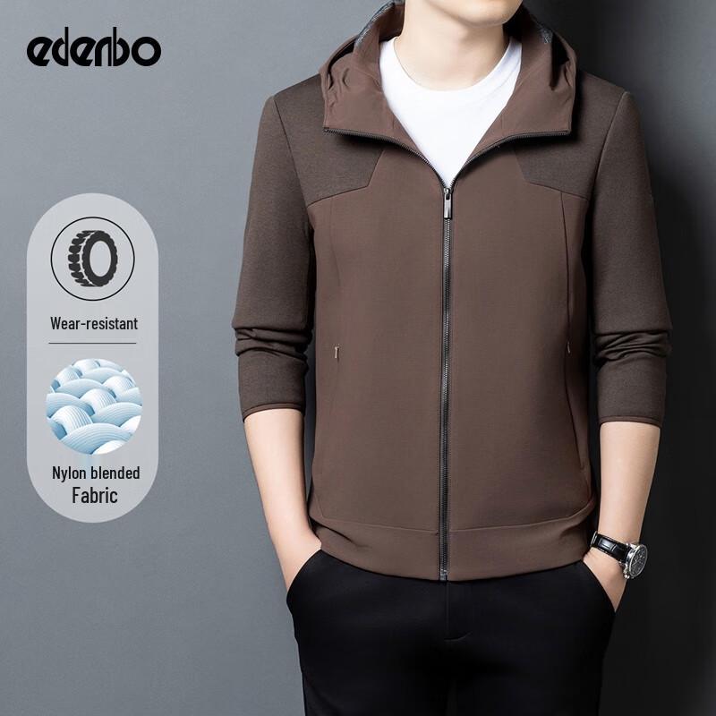 

Edenbo Men s Hooded Paneled Knit Jacket 3XL