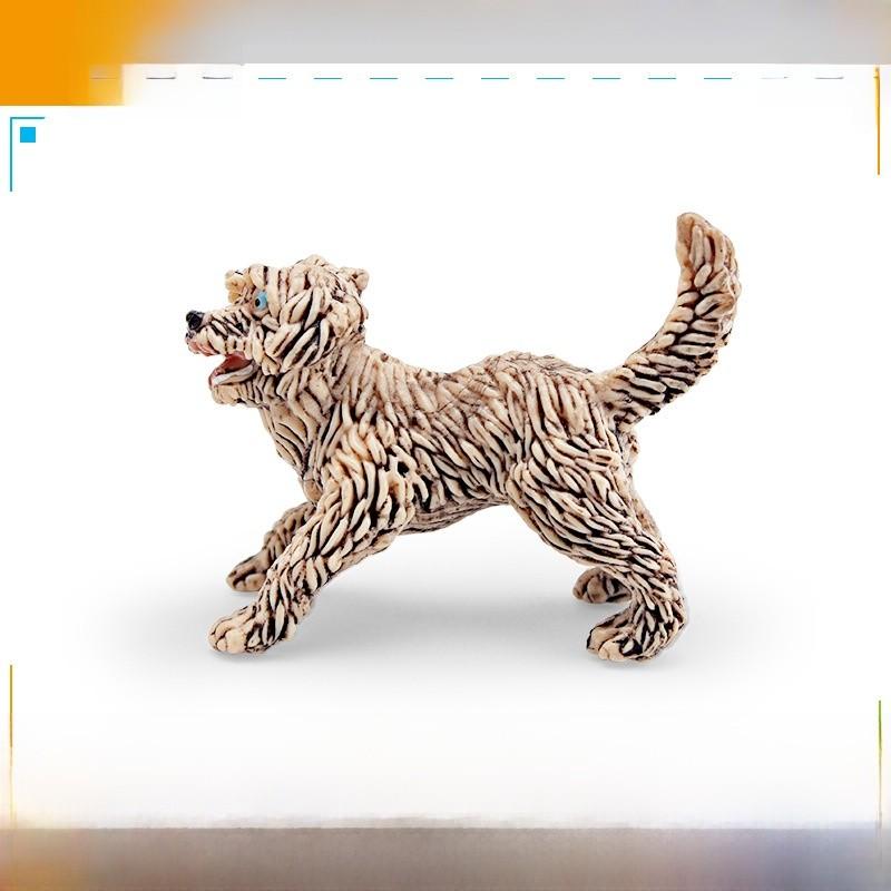 Golden Retriever Pvc Figure For Children Decorative Animal Miniature Gift