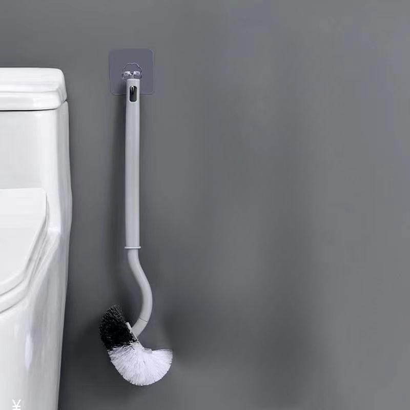 

Туалетная щетка Бытовая туалетная щетка с длинной ручкой без тупиков, Щетка для чистки унитаза, Артефакт туалетной щетки 1pc серый
