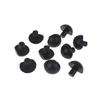 10Pcs Billiard Cue Bottom Rubber Cover Scratch Resistant Pool Cue Plug Bumper for Amateur Billiard Lovers