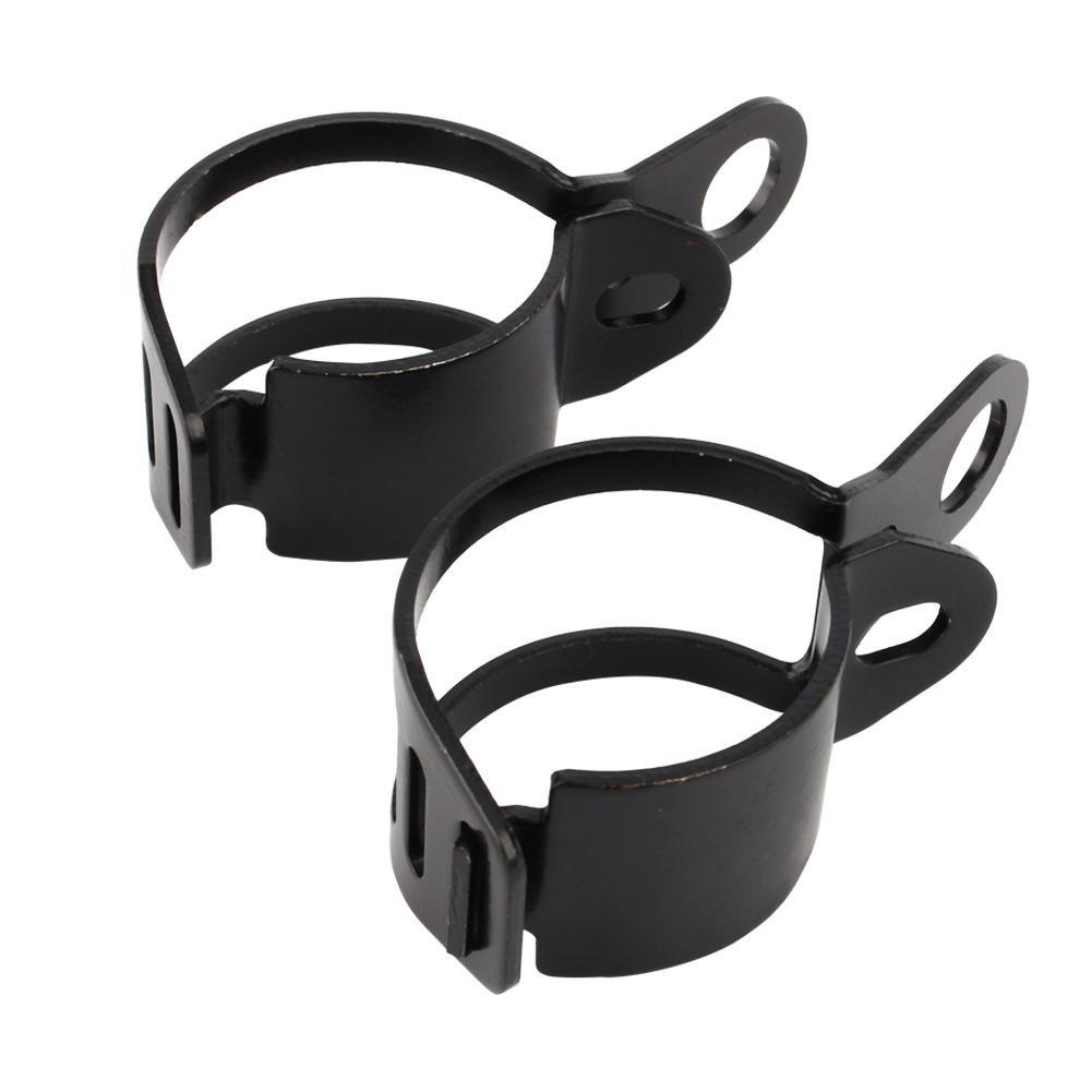 Motorcycle Turn Signal Mount Bracket Fork Relocation Clamp Black HNH Motorcycle Turn Signal Mounting 30-43mm (1393cm)