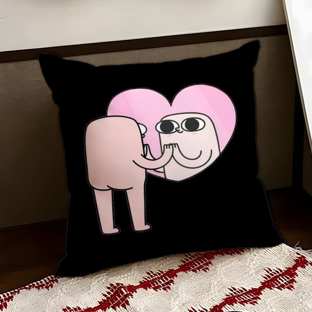 The BBean Cushion Cover Reversible Soft Durable Pillow Cover Home  Car MultiScene Use for Daily Comfort