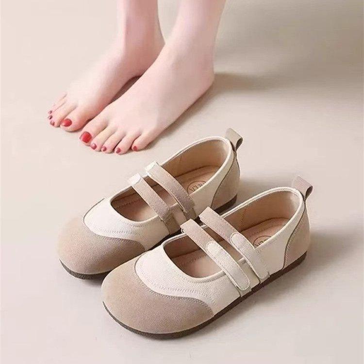 Fashion versatile comfortable flat single shoes women's 2025 new summer wear niche casual shoes French Doudou shoes