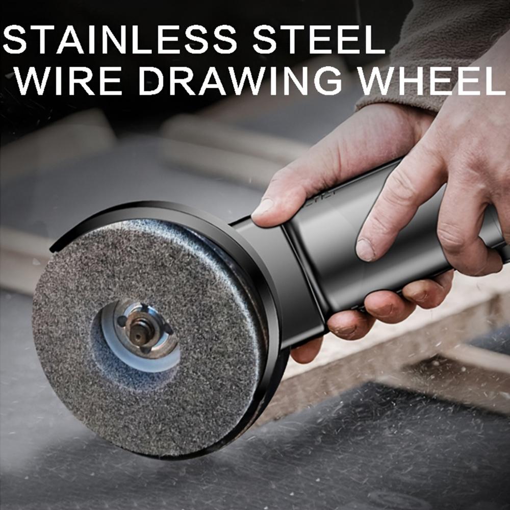 100mm Nylon Fiber Polishing Wheel Non Woven Abrasive Disc 4'' Grinding Polishing Wheel for Metals Ceramics Marble Wood Crafts