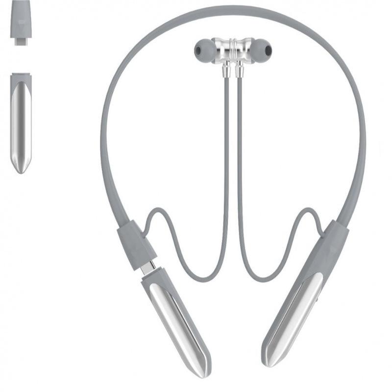 Ultra-Long Battery Dual Battery Neckband Noise Cancelling Wireless Bluetooth Sports Headphones