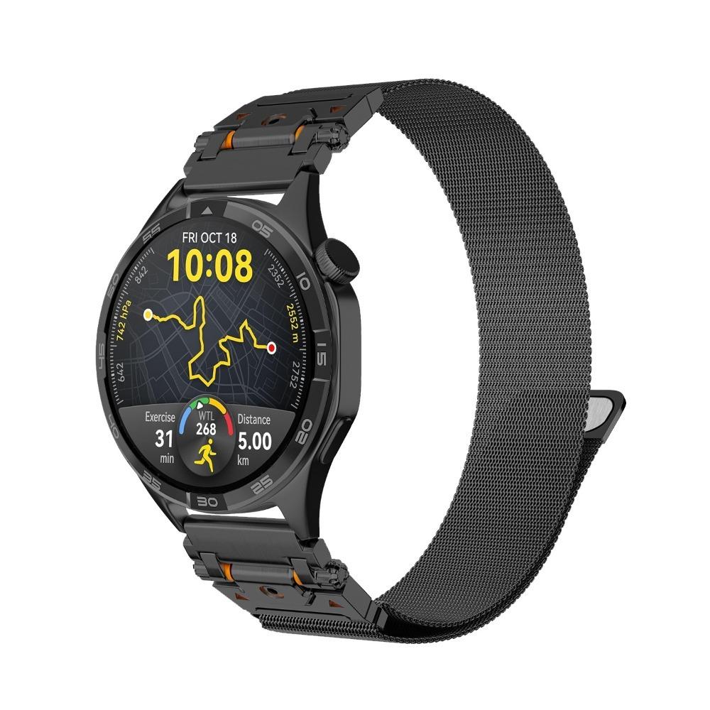 20mm 22mm Luxury Magnetic Stainless Steel Watch Strap For Huawei Watch GT5 Pro Fit5 Fit4 Fit3 Series Replacement Smart Wristband