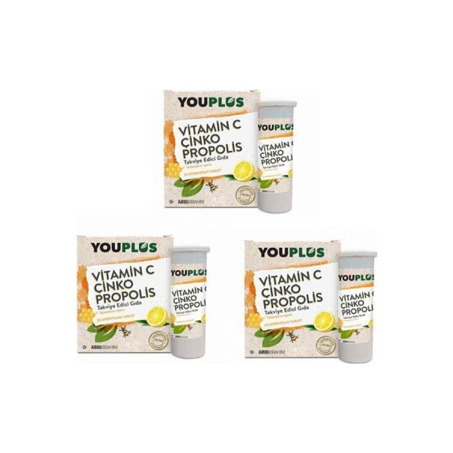 

Vitamin C, Zinc, Propolis Effervescent Tablet Reinforcing Food 3l Package Package