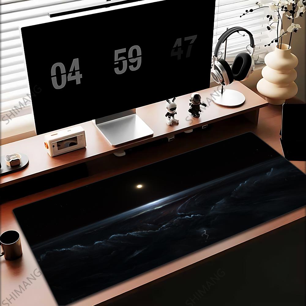 Maus Teppich Mauspads Gamer Galaxie Tastaturmatte Pads Gaming Schreibtischschutz Laptops Großes Mauspads Cartoon XXL Schreibtischmatten Matten Niedlich