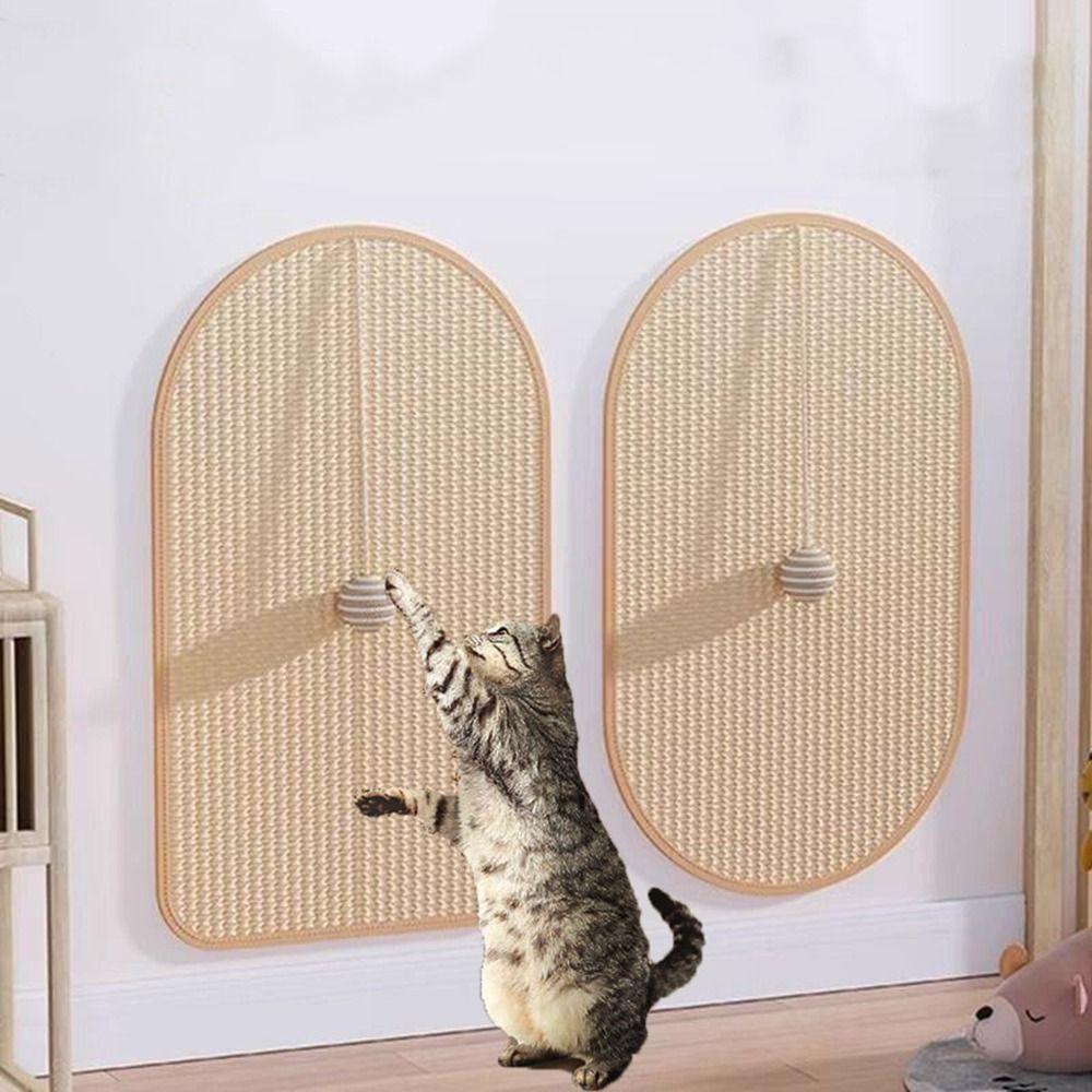 Self-Adhesive Natural Sisal Cat Scratch Pads Washable Cat Scratch Board Sharpen Nails
