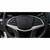 Steering Wheel Strip Cover Trim ABS Matte Silver Fit For Cadillac XT5 2016-