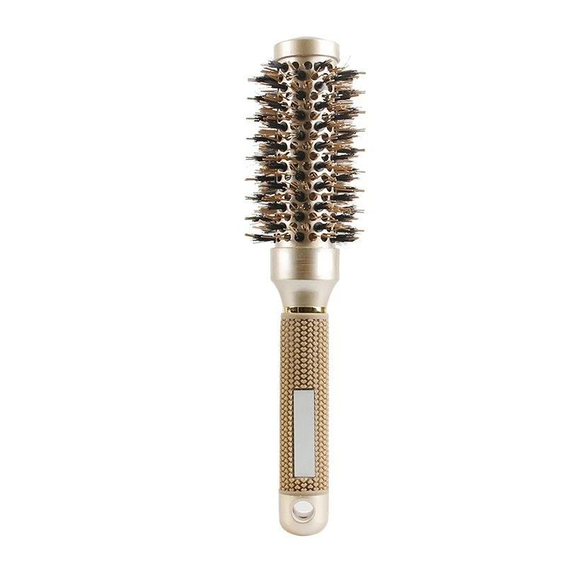 Hair Comb Professional Salon Hair Brush Hair Styling Hairbrush Hairdressing Comb Round Curly Rollers Tools Blue