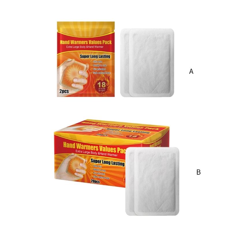 1 Box Self Hot Sticker Mat Body Warmers Pastes Stick Lasting Heating Patches Winter Keep Hand Leg Foot Warm Pastes Pads