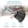 Air Intake Turbo Inlet Pipe Air Intake Turbo Inlet Pipe Set Car Front Bumper Turbo Inlet Pipe Easy Installation Carbon Fiber