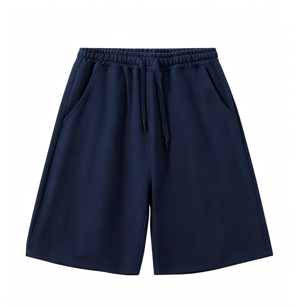 Pantalones cortos de algodón de pierna ancha para mujer, casuales de verano, de color sólido