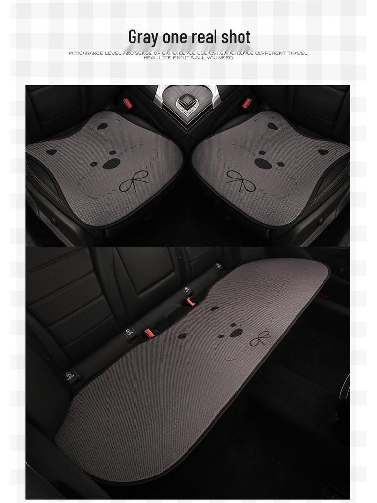 West Highland White Terrier Puppy Car Seat Cushion for MG Models (MG4, MG5, MG6, MG7, ES5) – Cute Cartoon Design for All Seasons.